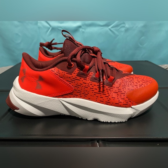 Under Armour Scramjet 5 Running Shoes “radio red” youth size 7 womens size 8.5 - Picture 4 of 6